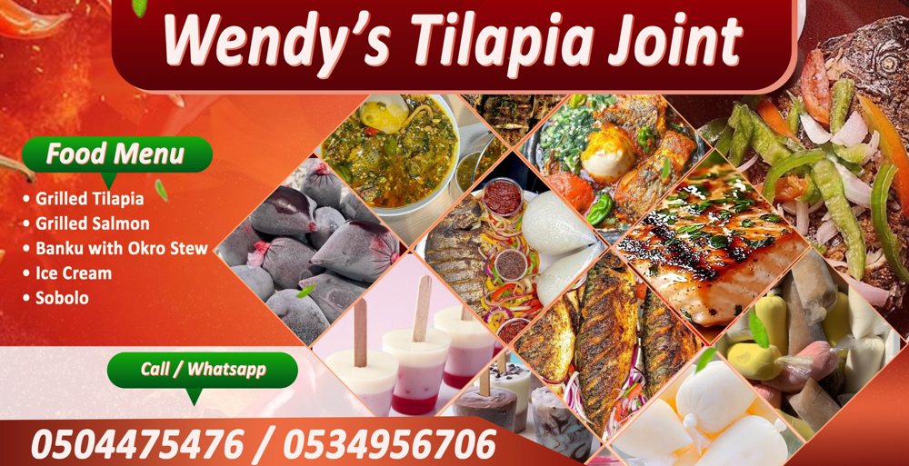 Wendy's Tilapia Joint menu flyer